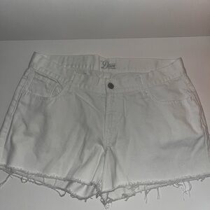 Diva Women's White Denim Shorts